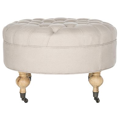 Safavieh Clara Round Ottoman