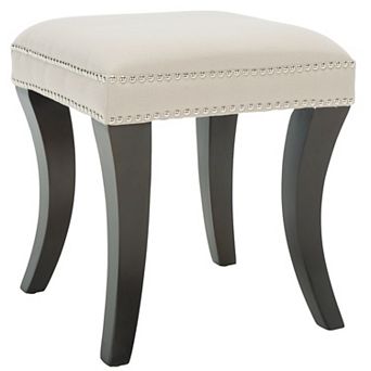 Safavieh Diva Linen Ottoman
