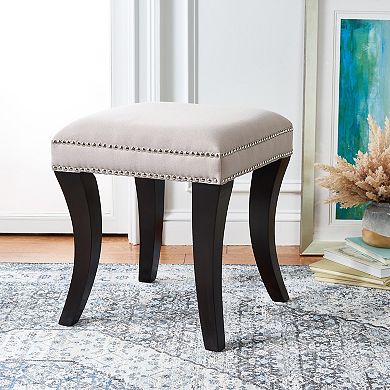 Safavieh Diva Linen Ottoman