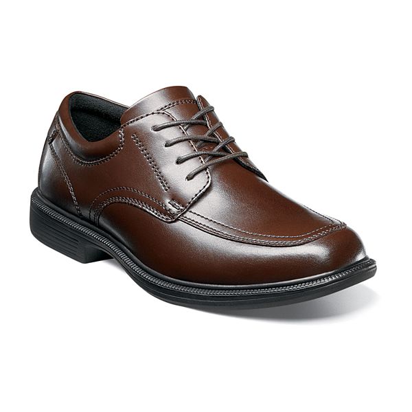 Nunn Bush® Bourbon Street Mens KORE Moc Toe Oxford Dress Shoes - Brown (7)