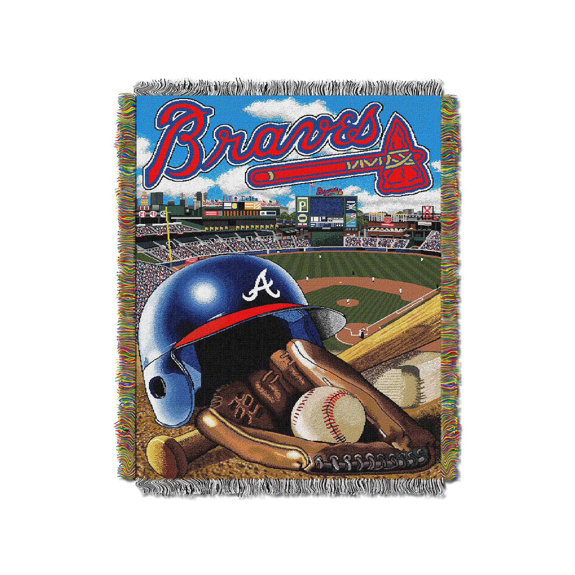 Atlanta Braves Tapestry Throw by Northwest, Team