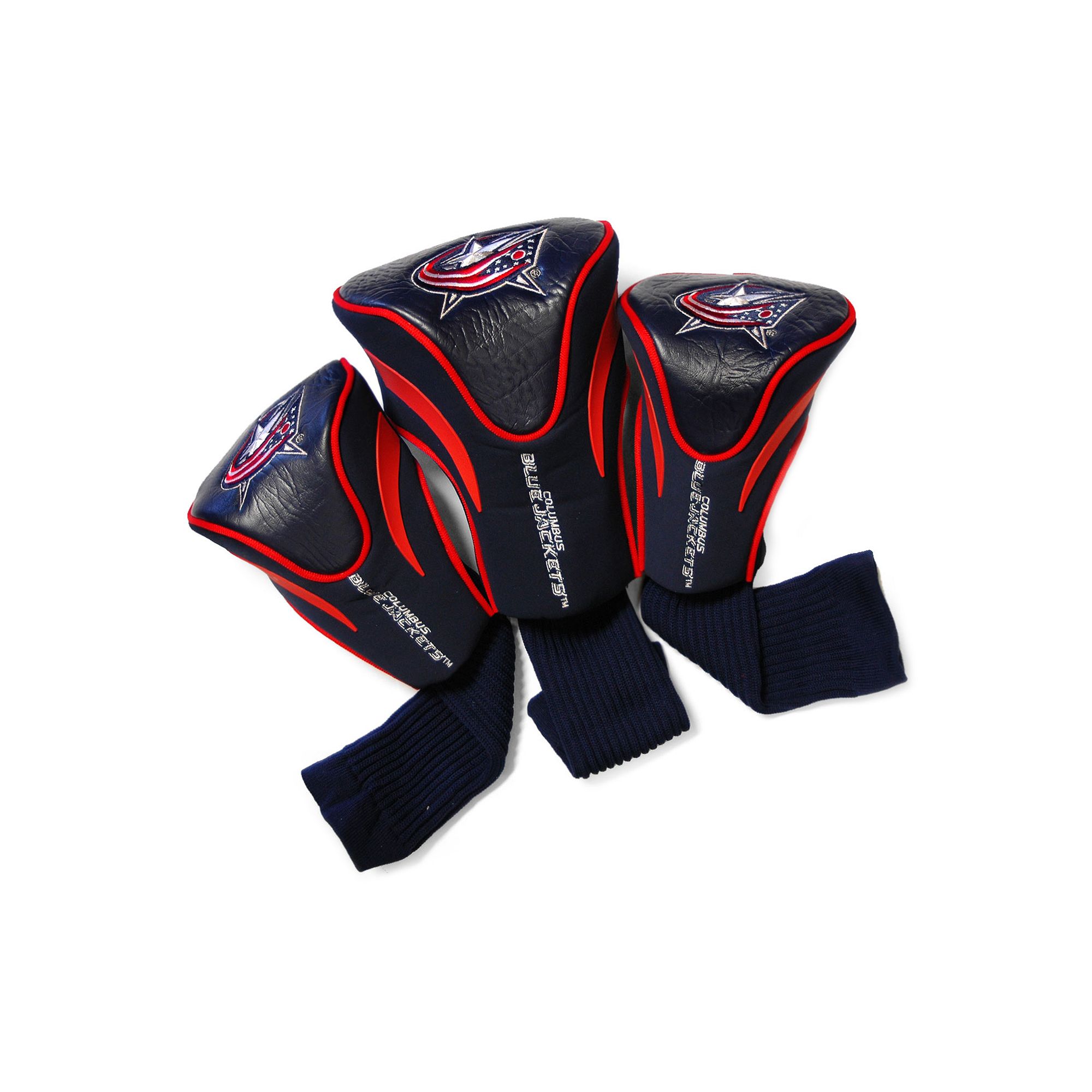 Team Golf Columbus Blue Jackets 3-pc. Contour Head Cover Set