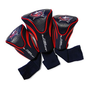 Team Golf Columbus Blue Jackets 3 pc Contour Head Cover Set