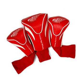 Team Golf Detroit Red Wings 3 pc Contour Head Cover Set