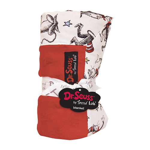 Dr. Seuss "The Cat in the Hat" Red & White Receiving Blanket by Trend Lab
