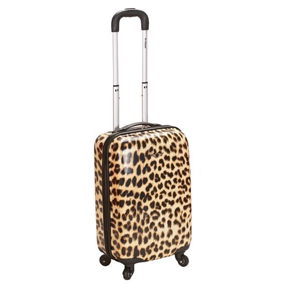 Rockland 20-Inch Animal Print Hardside Spinner Carry-On Luggage