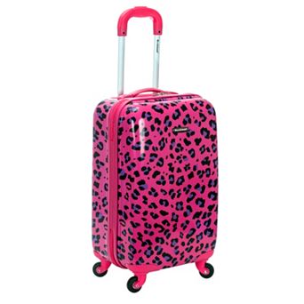 Rockland 20-Inch Animal Print Hardside Spinner Carry-On Luggage