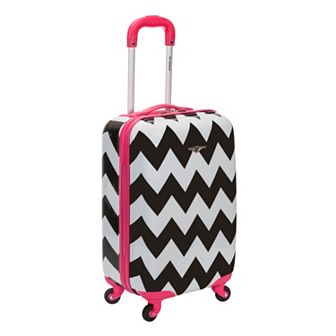 Rockland 20-Inch Animal Print Hardside Spinner Carry-On Luggage