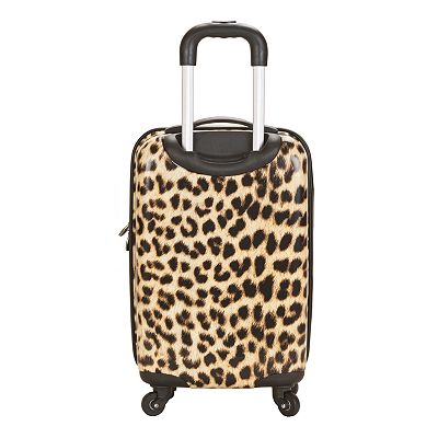 Rockland 3-Piece Leopard Hardside Spinner Luggage Set