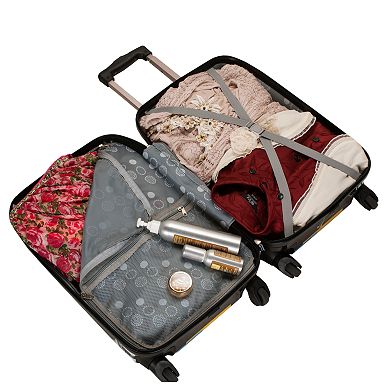 Rockland Graphic 2-Piece Hardside Spinner Luggage Set