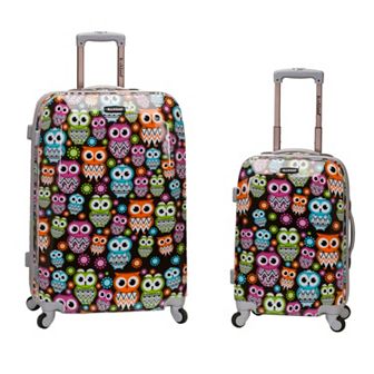 Rockland Graphic 2 pc Hardside Spinner Luggage Set