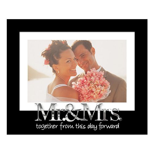 Malden Mr. and Mrs. Expressions 4 x 6 Matted Frame