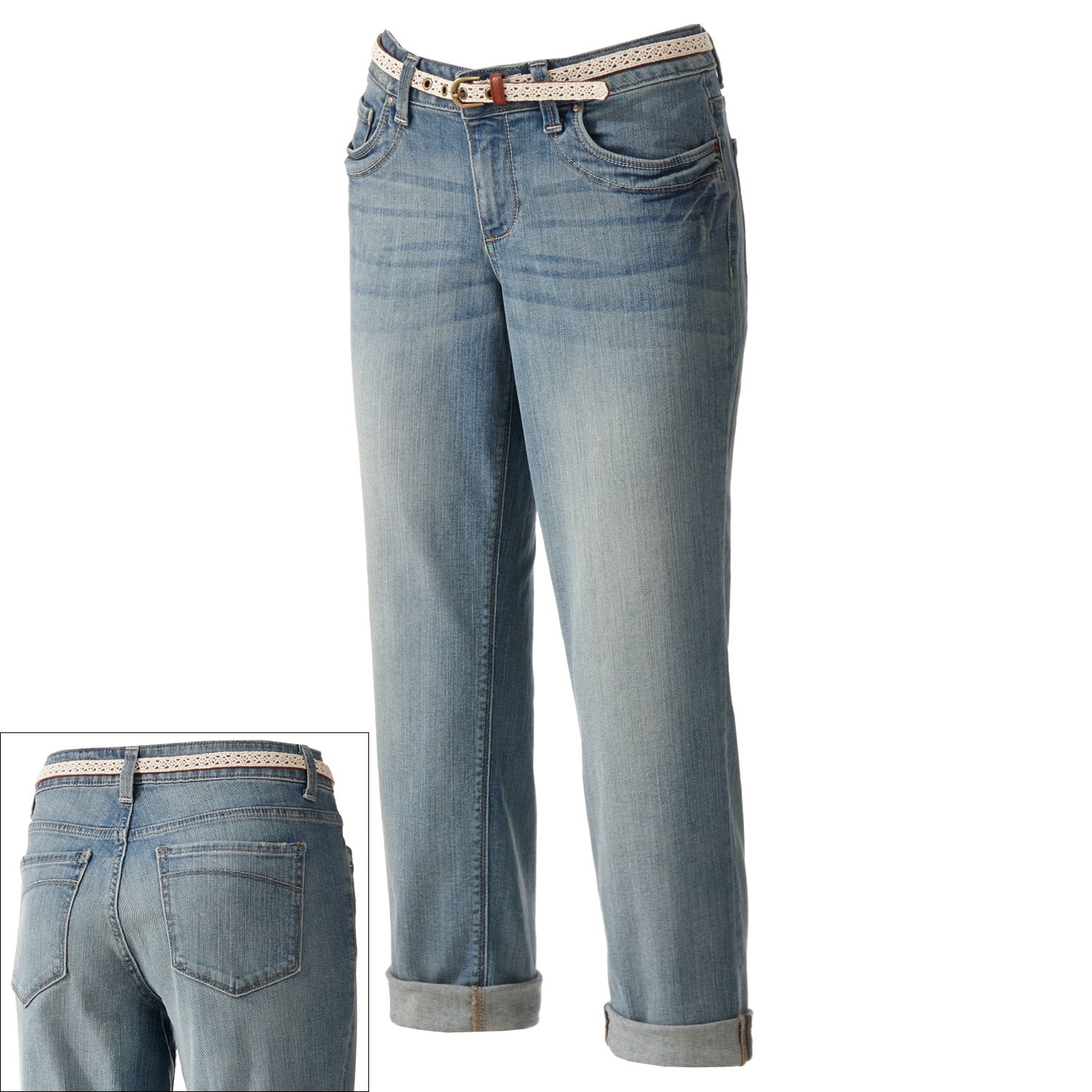 kohls jean capris