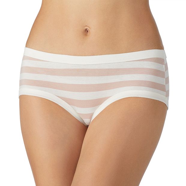 Saint Eve Soft Cotton Hipster Panty Size Small Pink Stripes 2-Pair