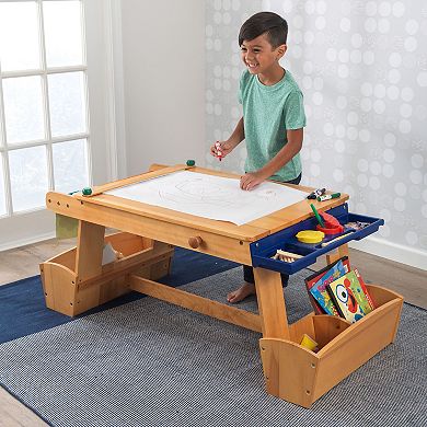 KidKraft Drying Rack and Storage Art Table