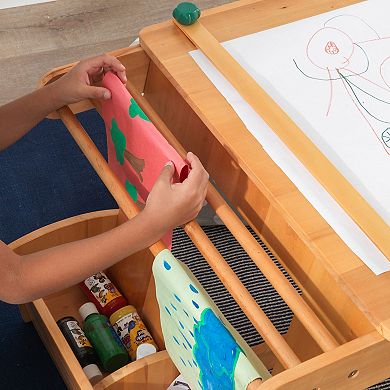 KidKraft Drying Rack and Storage Art Table