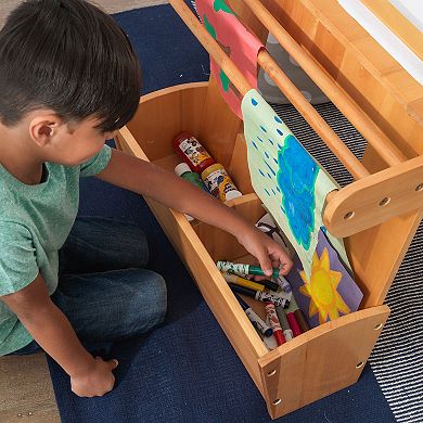 KidKraft Drying Rack and Storage Art Table