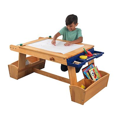 KidKraft Drying Rack and Storage Art Table