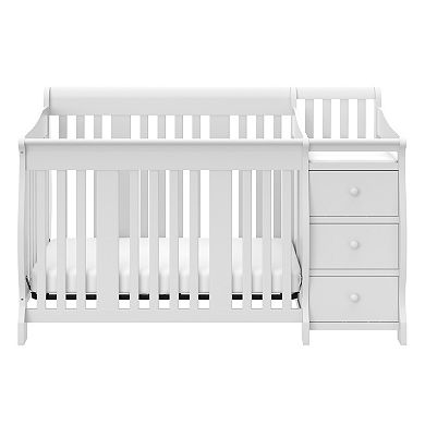 Storkcraft Portofino 4-in-1 Fixed Side Convertible Crib Changer