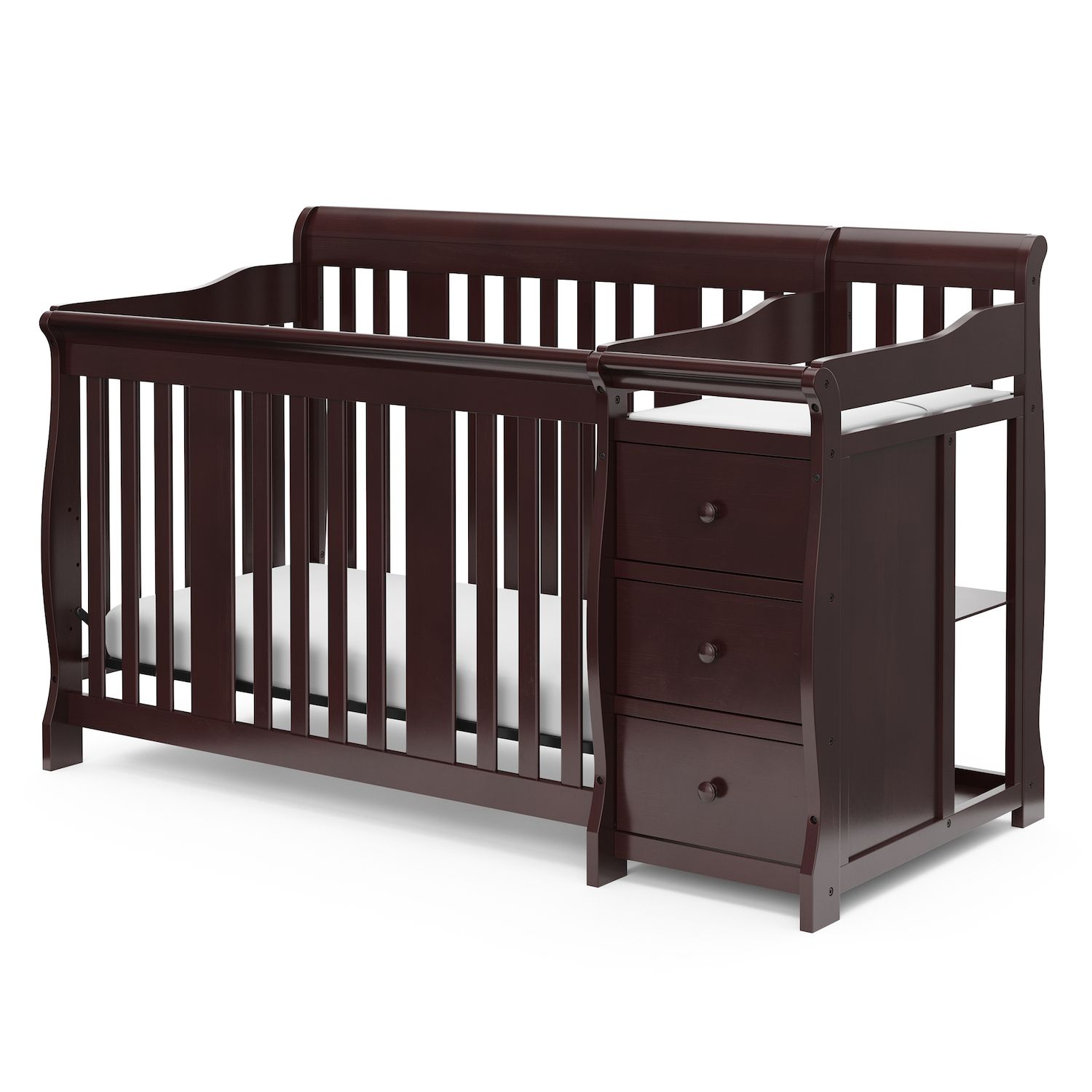 kohls cribs with changing table