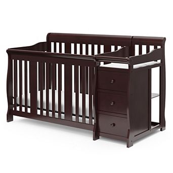 Storkcraft Portofino 4-in-1 Fixed Side Convertible Crib Changer