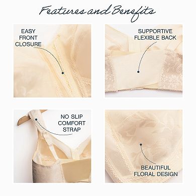 Playtex 18 Hour Front-Closure Flex Back Wireless Bra 4695