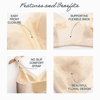 Playtex 18 Hour Front-Closure Flex Back Wireless Bra 4695