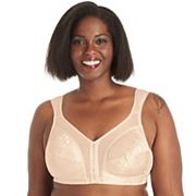 Playtex 18 Hour 4695 Front-Close Wirefree Bra with Flex Back Black 38B –  Parts Frog