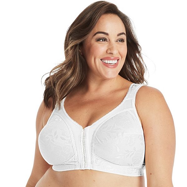 Playtex 18 Hour Easier On Front-Close Wirefree Bra Flex Back Women