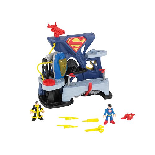 fisher price imaginext dc super friends superman playset with figurines x7675