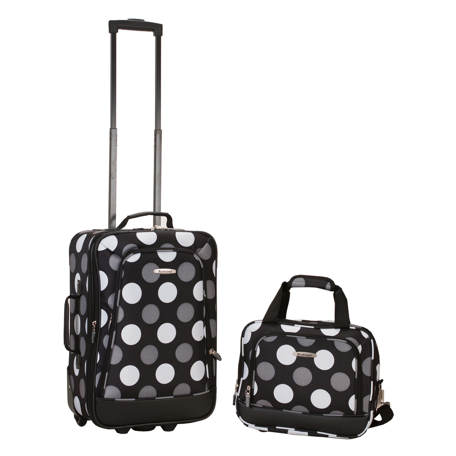 rockland two piece luggage set