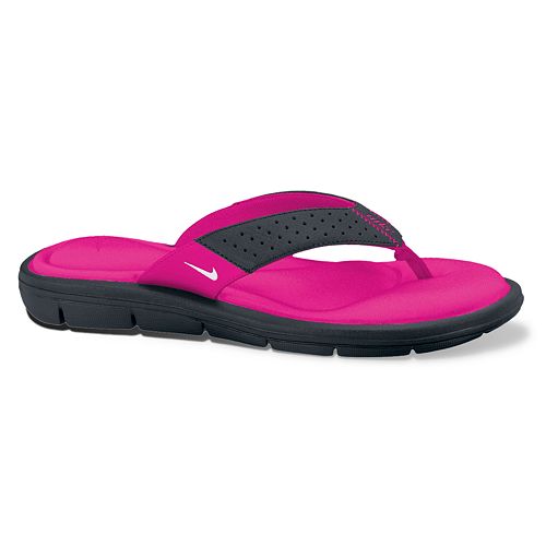 girls nike flip flops