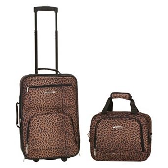 Rockland Print 2 pc Luggage Set