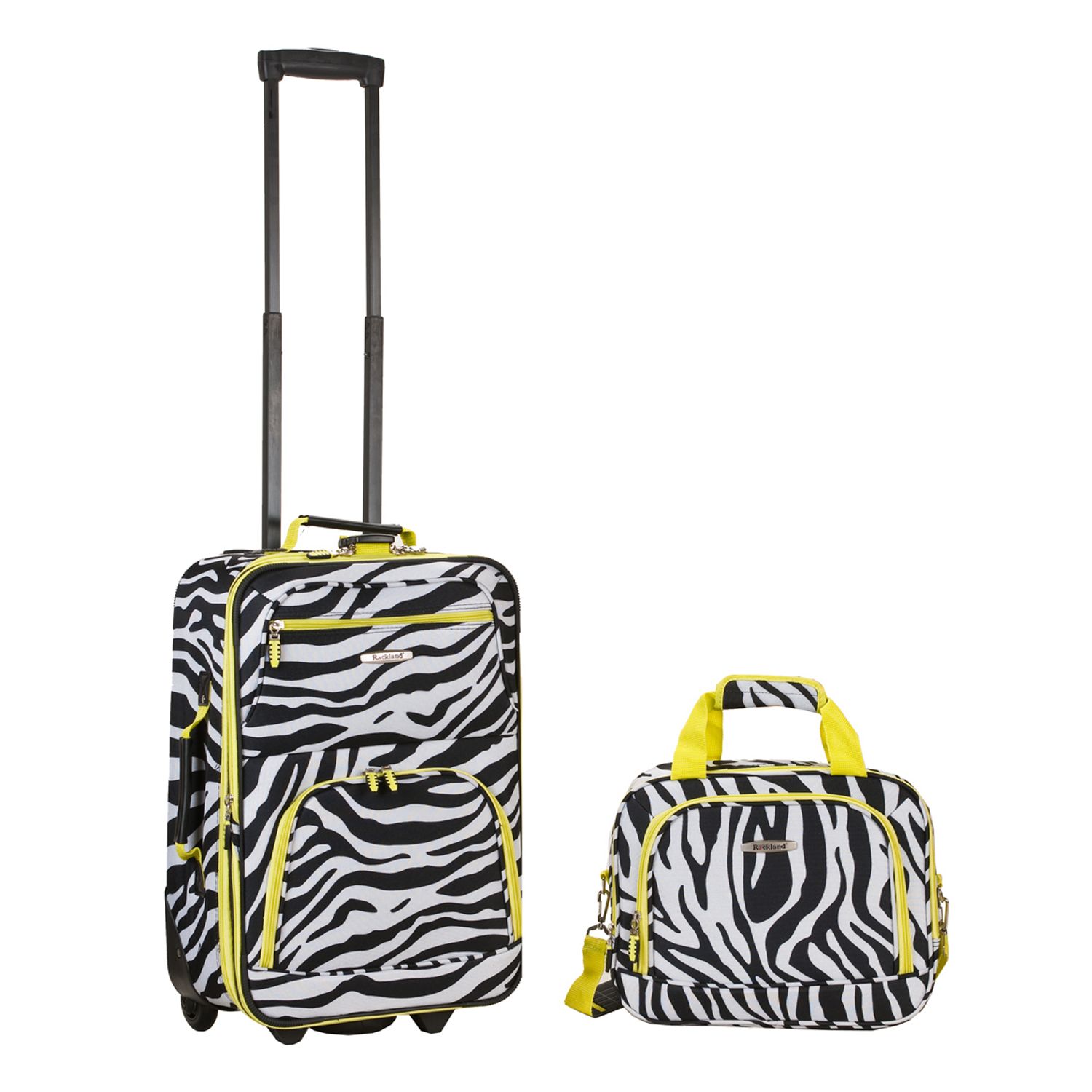 lime green luggage sets