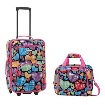 Rockland Print 2 pc Luggage Set