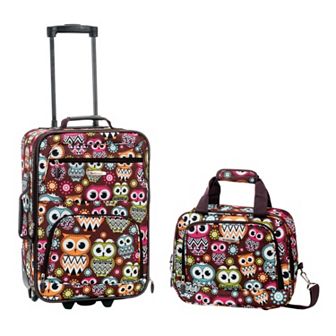 Rockland Print 2 pc Luggage Set