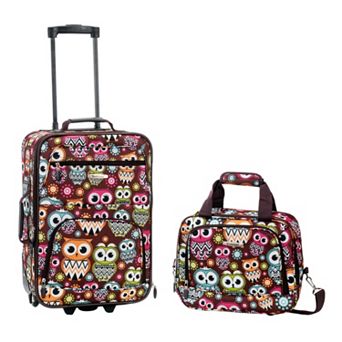 Rockland Print 2 pc Luggage Set