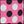 Pink Black White Dot
