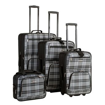 Rockland 4 pc Print Luggage Set