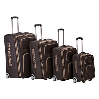 Rockland Polo Equipment 4 pc Wheeled Luggage Set