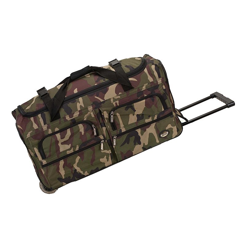 Rockland 30-Inch Rolling Duffel Bag, Camouflage