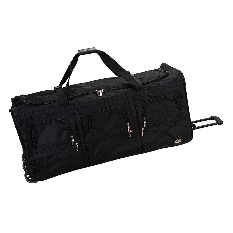 Rockland 40-Inch Rolling Duffel Bag, Black