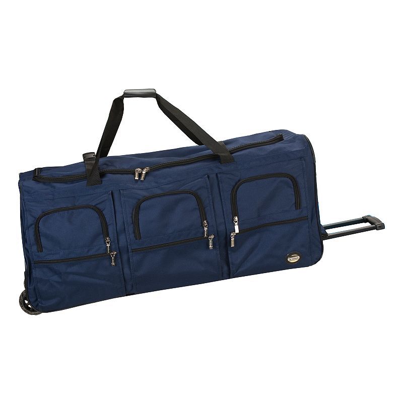 Rockland 40-Inch Rolling Duffel Bag, Blue