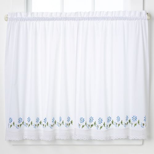 Chf Leighton Tailored Tier Curtains 30 X 36