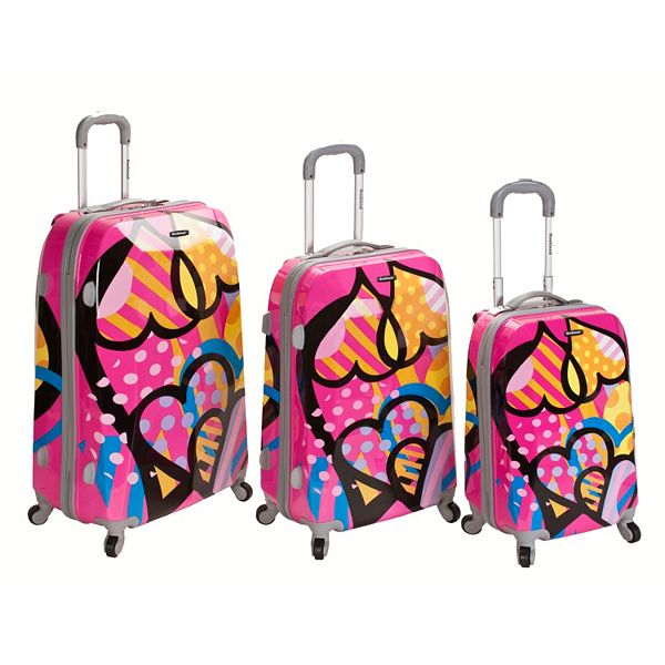 Rockland 3-Piece Hardside Spinner Luggage Set