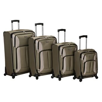 Rockland Luggage, 4 pc Spinner Luggage Set