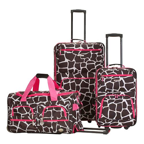 Rockland Luggage, 3pc. Wheeled Luggage Set