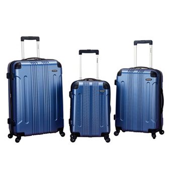Rockland 3 pc Hardside Spinner Matte Luggage Set