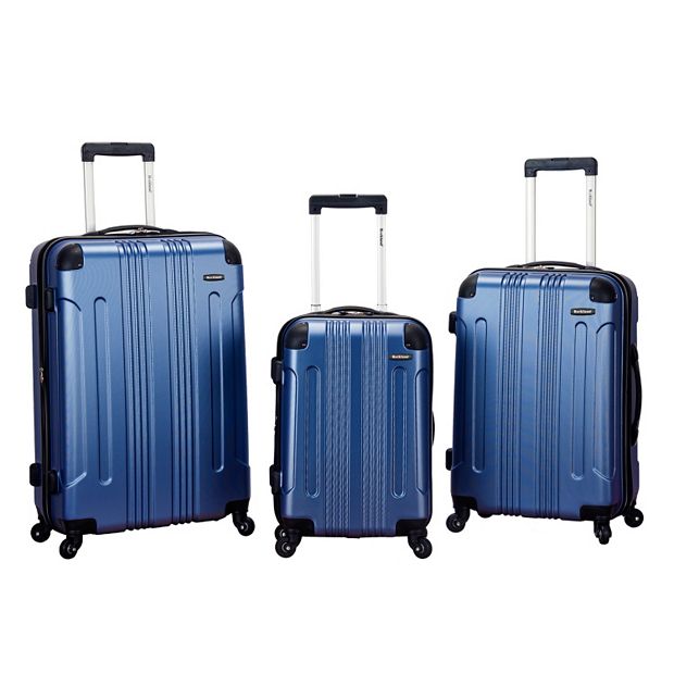 Rockland 3-Piece Hardside Spinner Matte Luggage Set