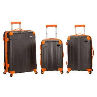 Rockland 3 pc Hardside Spinner Matte Luggage Set